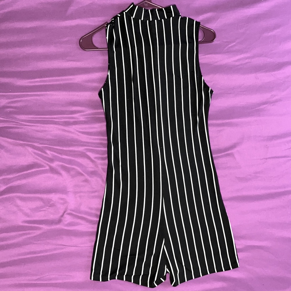 Heart 💕 Hips Comfy Striped Romper (S)